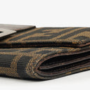 Fendi FF Logo Zucca Canvas Continental Wallet&nbsp;
