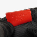 Gucci Baguette Pochette Boat Beige/Red GG Monogram Bag