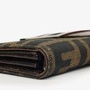 Fendi FF Logo Zucca Canvas Continental Wallet&nbsp;