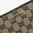 Gucci Baguette Pochette Boat Beige/Red GG Monogram Bag