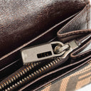 Fendi FF Logo Zucca Canvas Continental Wallet&nbsp;