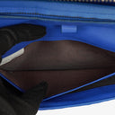Bottega Veneta Continental Intrecciato Weave Blue Leather Wallet&nbsp;