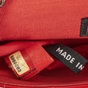 Chanel Red Patent Leather Chocolate Bar Waist Bag