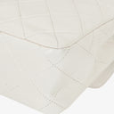 Chanel Classic Single Flap Bag White Quilted Lambskin With 24K Gold-Plated Hardware