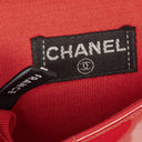 Chanel Red Patent Leather Chocolate Bar Waist Bag