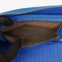 Bottega Veneta Continental Intrecciato Weave Blue Leather Wallet&nbsp;