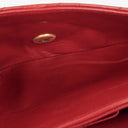 Chanel Vintage Classic Double Flap Bag in Quilted Red Lambskin with 24K Gold-Plated Hardware