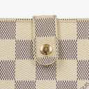Louis Vuitton Port Feuille Vienoise Damier Azur Canvas French Purse Wallet