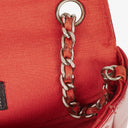 Chanel Red Patent Leather Chocolate Bar Waist Bag