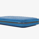 Bottega Veneta Continental Intrecciato Weave Blue Leather Wallet&nbsp;