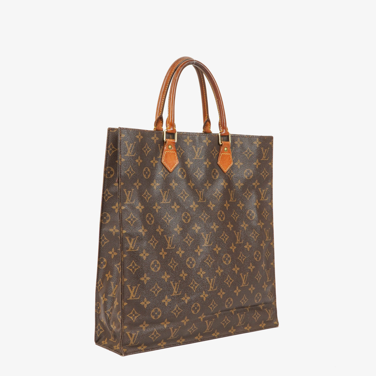 Louis Vuitton Sac Plat Monogram Canvas Bag