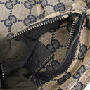 Gucci GG Multicolour Beige/Navy Monogram Canvas Belt Bag