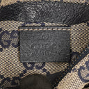 Gucci GG Multicolour Beige/Navy Monogram Canvas Belt Bag