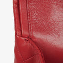 Chanel Vintage Classic Double Flap Bag in Quilted Red Lambskin with 24K Gold-Plated Hardware
