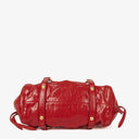 Miu Miu Vitello Lux Rosso Satchel Bag