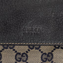 Gucci GG Multicolour Beige/Navy Monogram Canvas Belt Bag