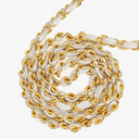 Chanel Classic Single Flap Bag White Quilted Lambskin With 24K Gold-Plated Hardware