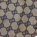Gucci GG Multicolour Beige/Navy Monogram Canvas Belt Bag