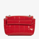 Chanel Red Patent Leather Chocolate Bar Waist Bag