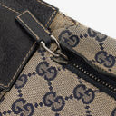 Gucci GG Multicolour Beige/Navy Monogram Canvas Belt Bag