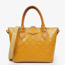 Louis Vuitton Vernis Montebello Dune PM Handbag