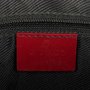 Gucci Red Monogram GG Canvas And Patent Leather Tote Bag