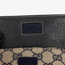 Gucci GG Multicolour Beige/Navy Monogram Canvas Belt Bag