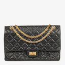 Chanel 2.55 Reissue Black Aged Calfskin Double Flap Bag