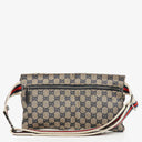 Gucci GG Multicolour Beige/Navy Monogram Canvas Belt Bag