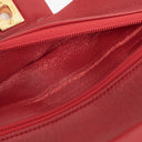 Chanel Vintage Classic Double Flap Bag in Quilted Red Lambskin with 24K Gold-Plated Hardware