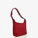 Gucci Red Monogram GG Canvas And Patent Leather Tote Bag