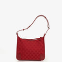 Gucci Red Monogram GG Canvas And Patent Leather Tote Bag