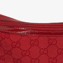 Gucci Red Monogram GG Canvas And Patent Leather Tote Bag