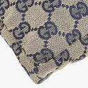 Gucci GG Multicolour Beige/Navy Monogram Canvas Belt Bag