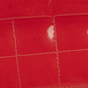 Chanel Red Patent Leather Chocolate Bar Waist Bag