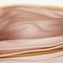 Christian Dior Mustard Patent Leather Cannage New Lock Shoulder Bag