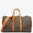 Louis Vuitton Keepall 45 Bandoulière Travel Bag in Monogram Canvas