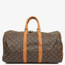 Louis Vuitton Keepall 45 Bandoulière Travel Bag in Monogram Canvas