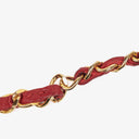 Chanel Vintage Classic Double Flap Bag in Quilted Red Lambskin with 24K Gold-Plated Hardware
