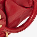 Miu Miu Vitello Lux Rosso Satchel Bag