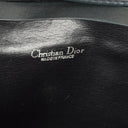 Dior Leather Chain Navy Shoulder Bag