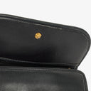 Dior Leather Chain Navy Shoulder Bag