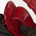 Gucci Red Monogram GG Canvas And Patent Leather Tote Bag