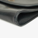 Dior Leather Chain Navy Shoulder Bag