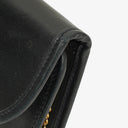 Dior Leather Chain Navy Shoulder Bag