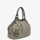 Gucci Monogram Canvas Sukey Shoulder Hobo Bag