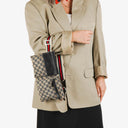 Gucci GG Multicolour Beige/Navy Monogram Canvas Belt Bag