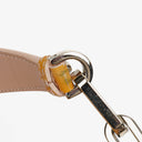 Christian Dior Mustard Patent Leather Cannage New Lock Shoulder Bag