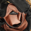 Stella McCartney Black Falabella Tiny Tote Vegan Shaggy Deer