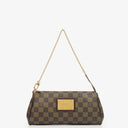 Louis Vuitton Damier Ebene Eva Clutch Bag